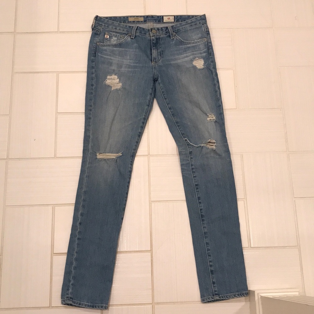 AG distressed jeans
